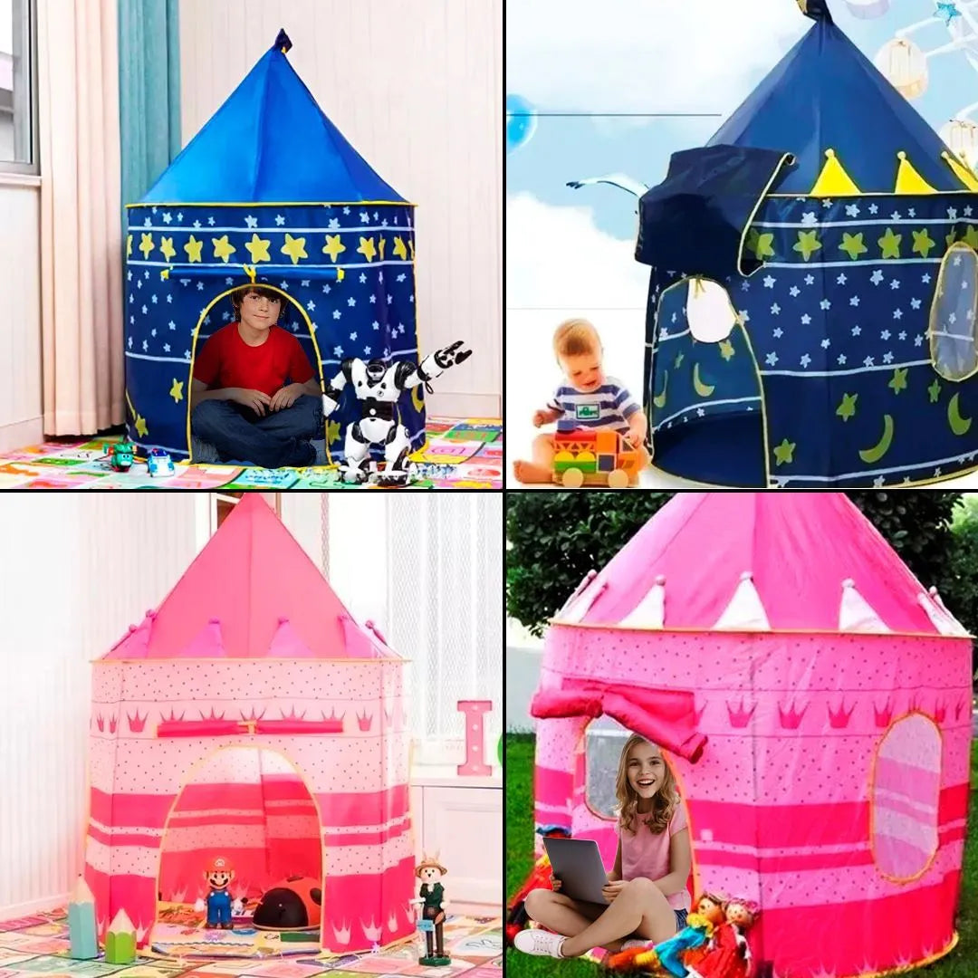 Carpa Castillo Infantil Niña Niño Mosquitero Suelo Y Bolso
