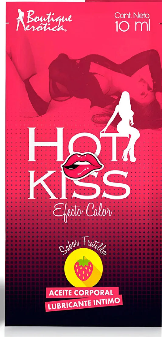 Gel Lubricante Hot Kiss Sachet 10 ml Adulto