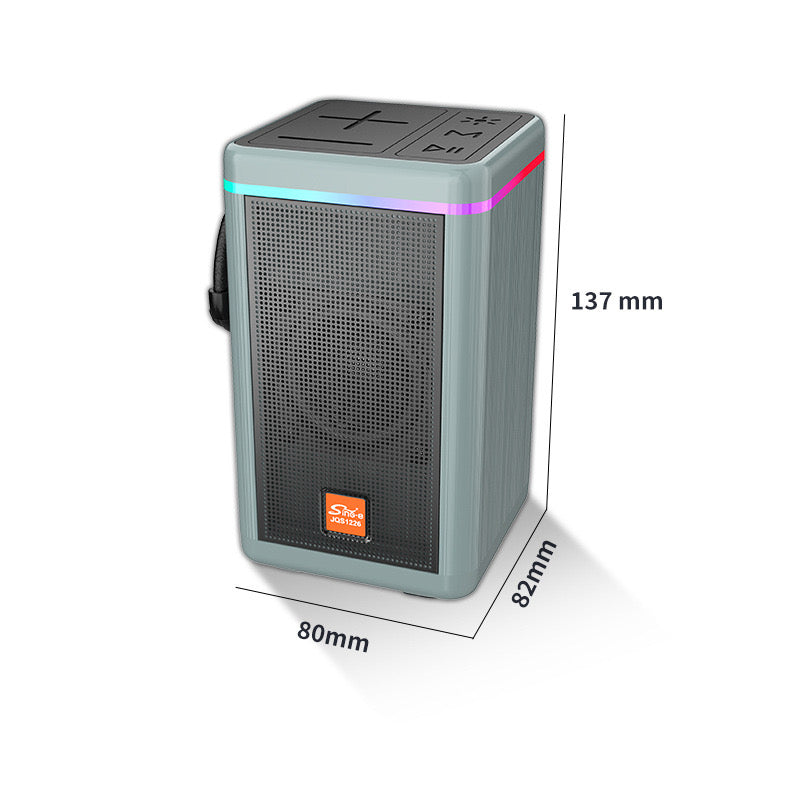 Parlante portátil Bluetooth con luces