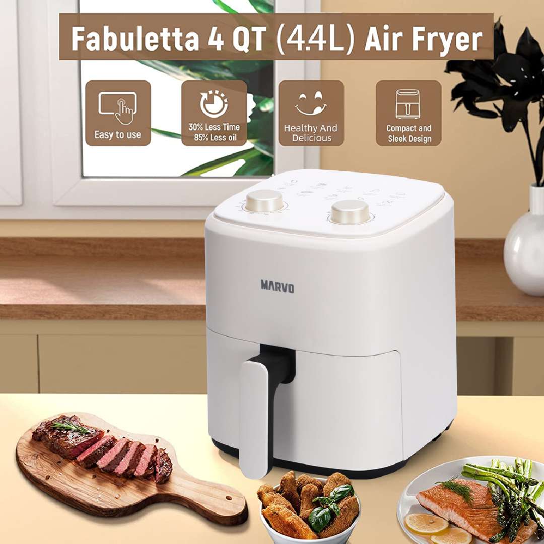 Freidora Sin Aceite Marvo Haf-031 Blanco