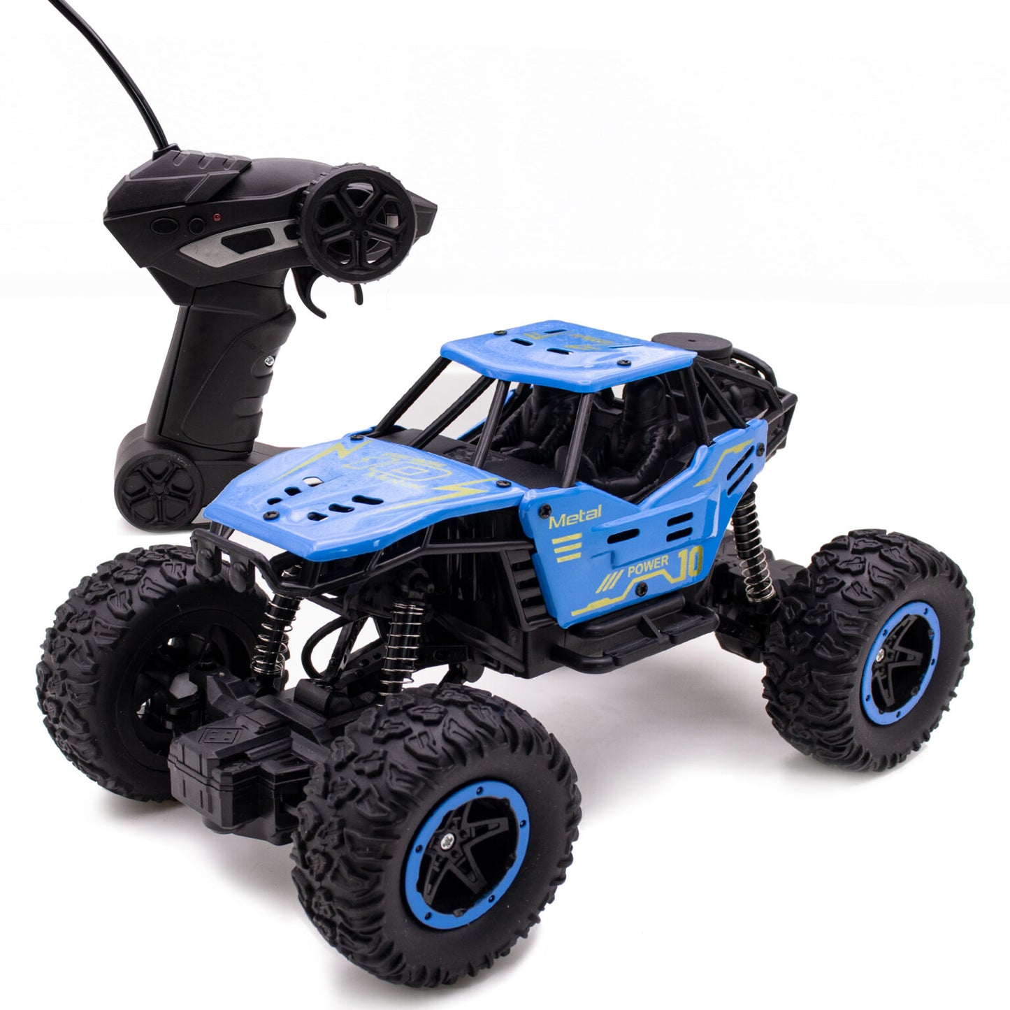 Auto arenero lanza humo, luz y control remoto