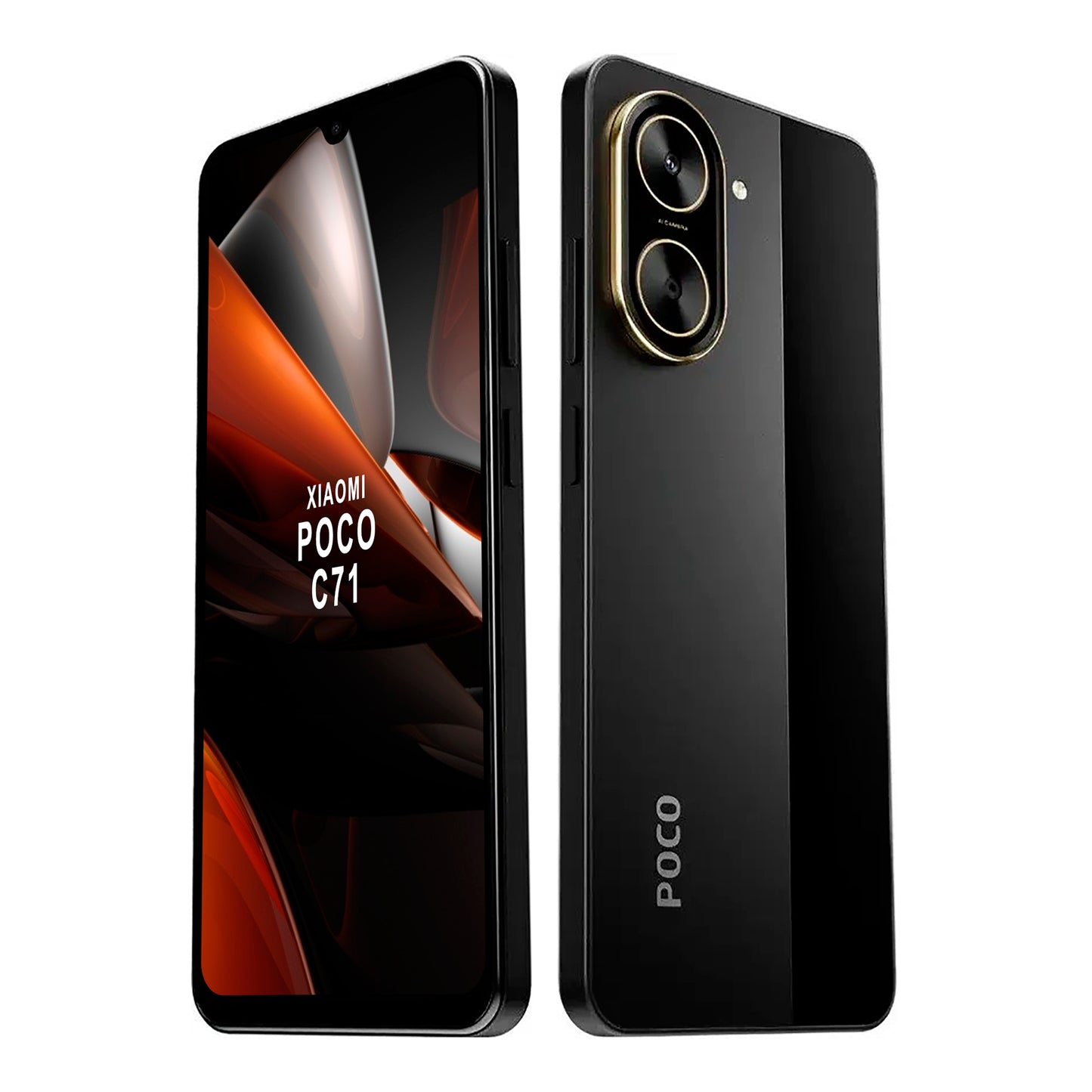 Celular Xiaomi Poco C71 4G 4gb 128gb Dual Cam 32mp - NEGRO