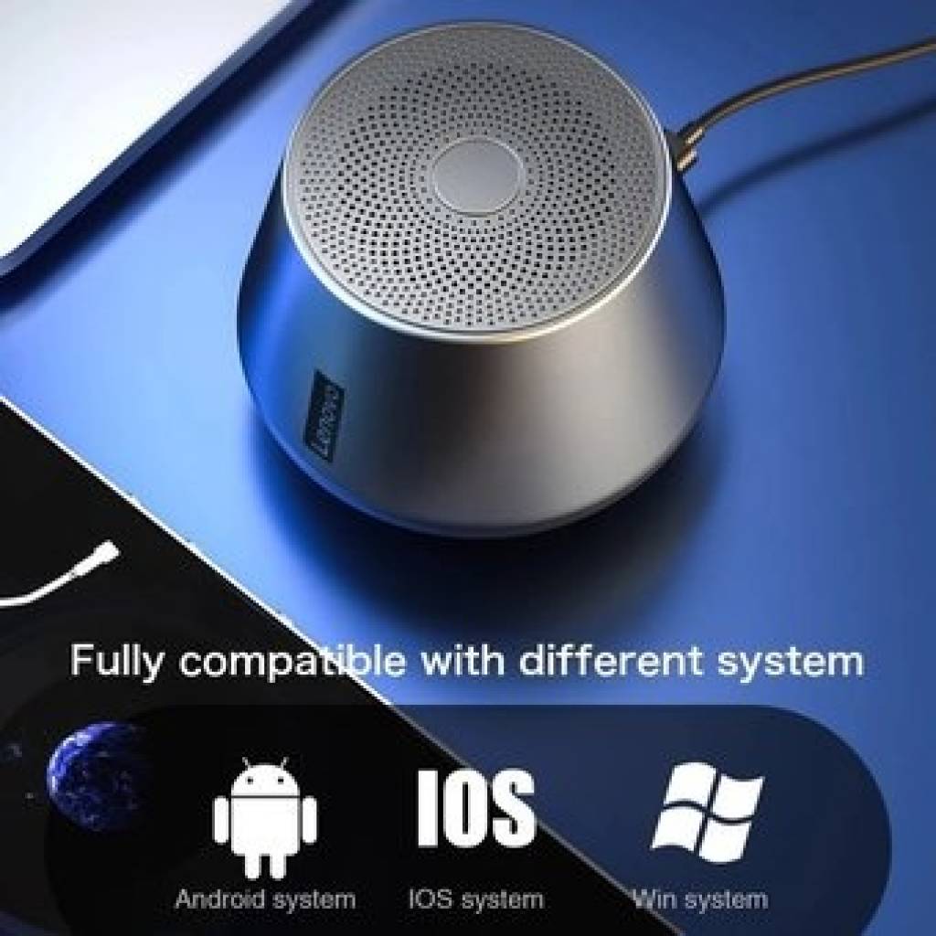 Parlante Mni-altavoz K3 Pro Negro Con Micrófono Lenovo