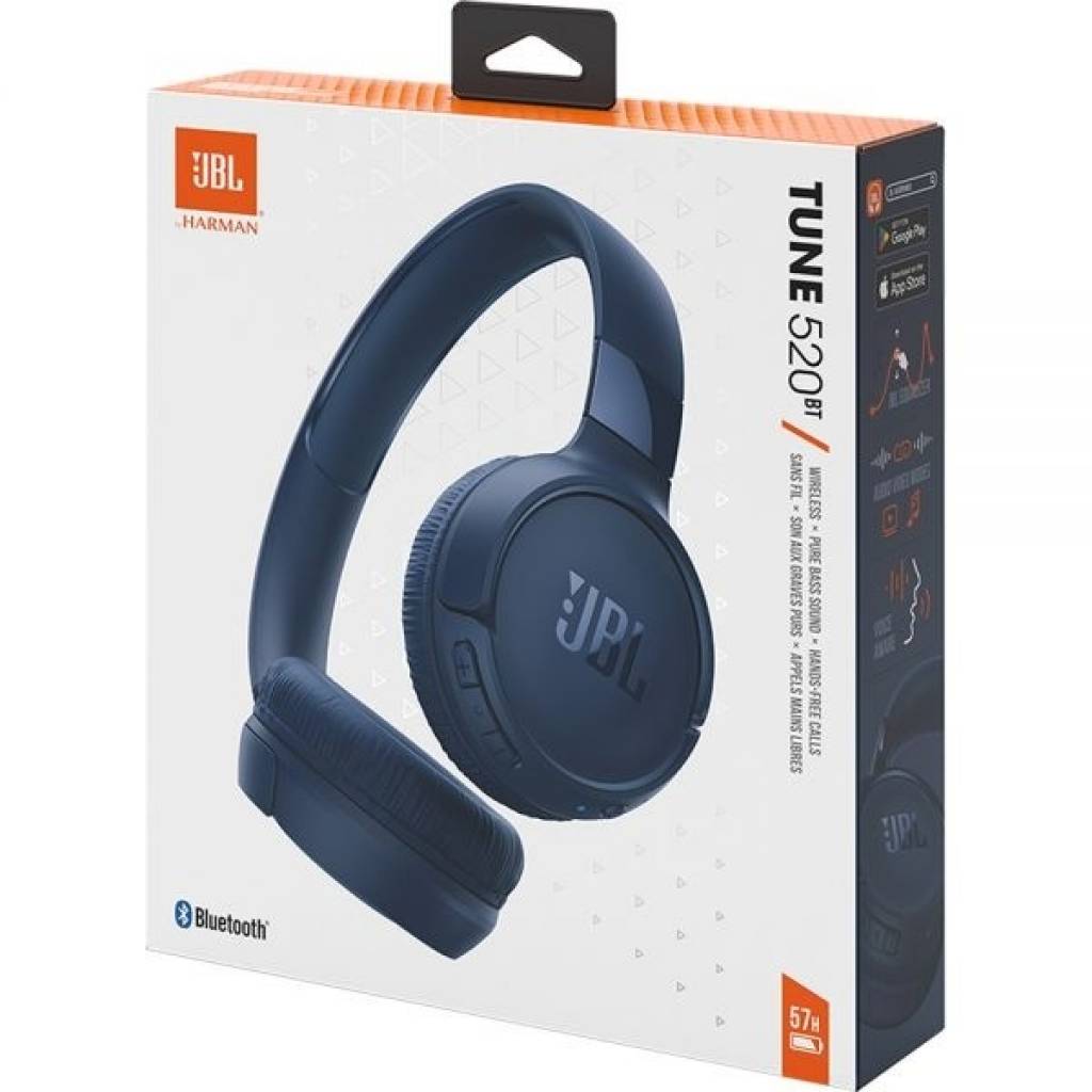 Auricular Bluetooth Tune 520 Azul JBL