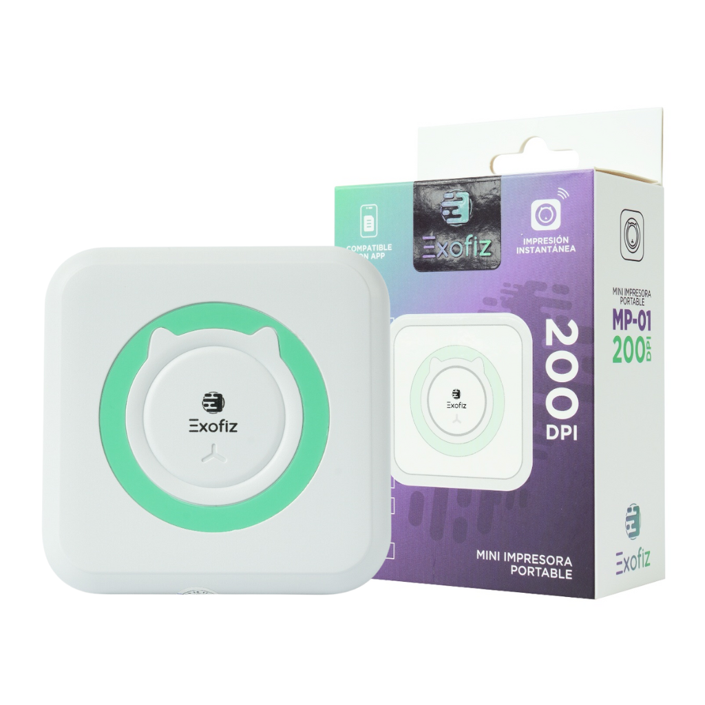 Mini Impresora Portátil Térmica con Conexión Bluetooth