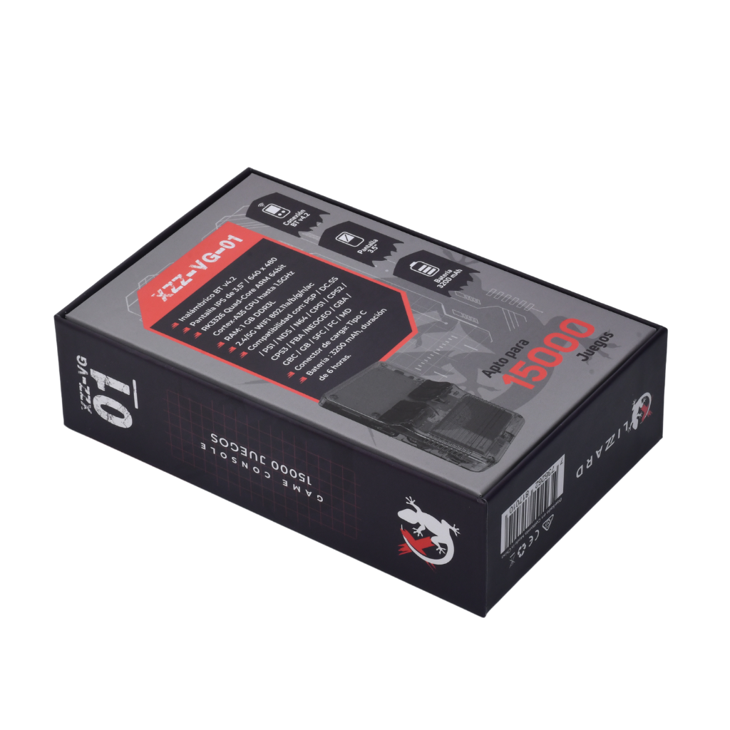 Consola Portátil Pantalla 3.5" 15000 Juegos X-Lizzard