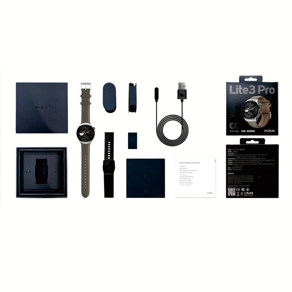 Smartwatch Mibro Lite 3 Pro 1.3" 350mAh c/2 Mallas Dorado by Xiaomi