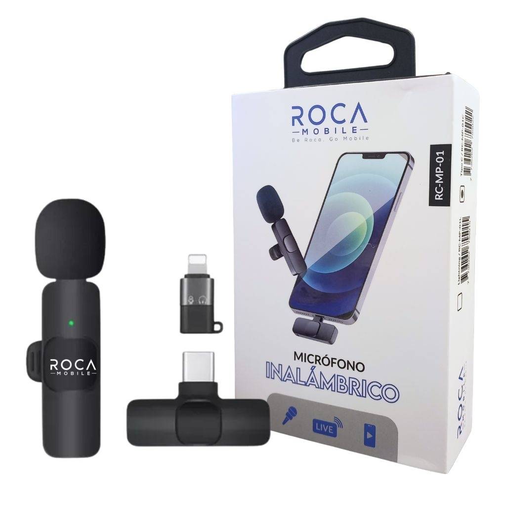 Micrófono Solapero Lightning RC-MP-01L Roca