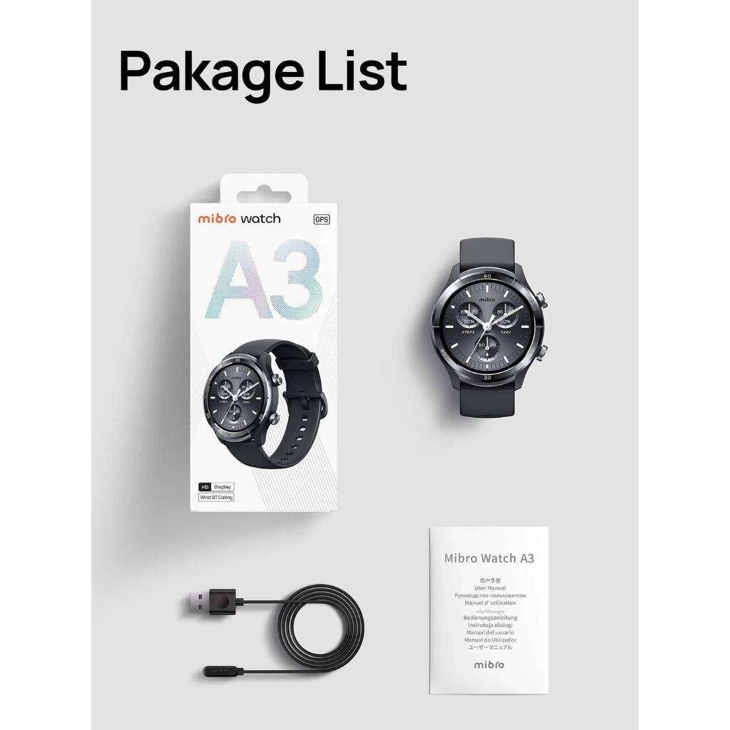 Smartwatch Mibro A3 1.39" 350mAh Mocha