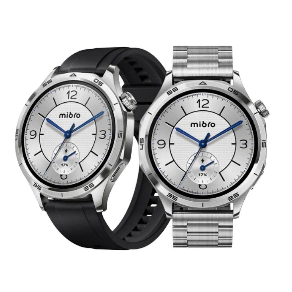Smartwatch Mibro GT 350mAh c/2 Mallas Plateado