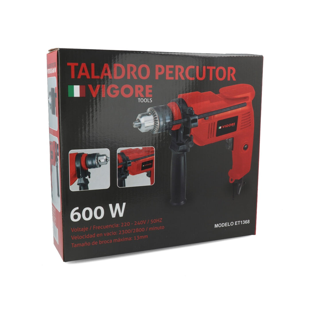 Taladro Percutor 13 mm 600 W - VIGORE