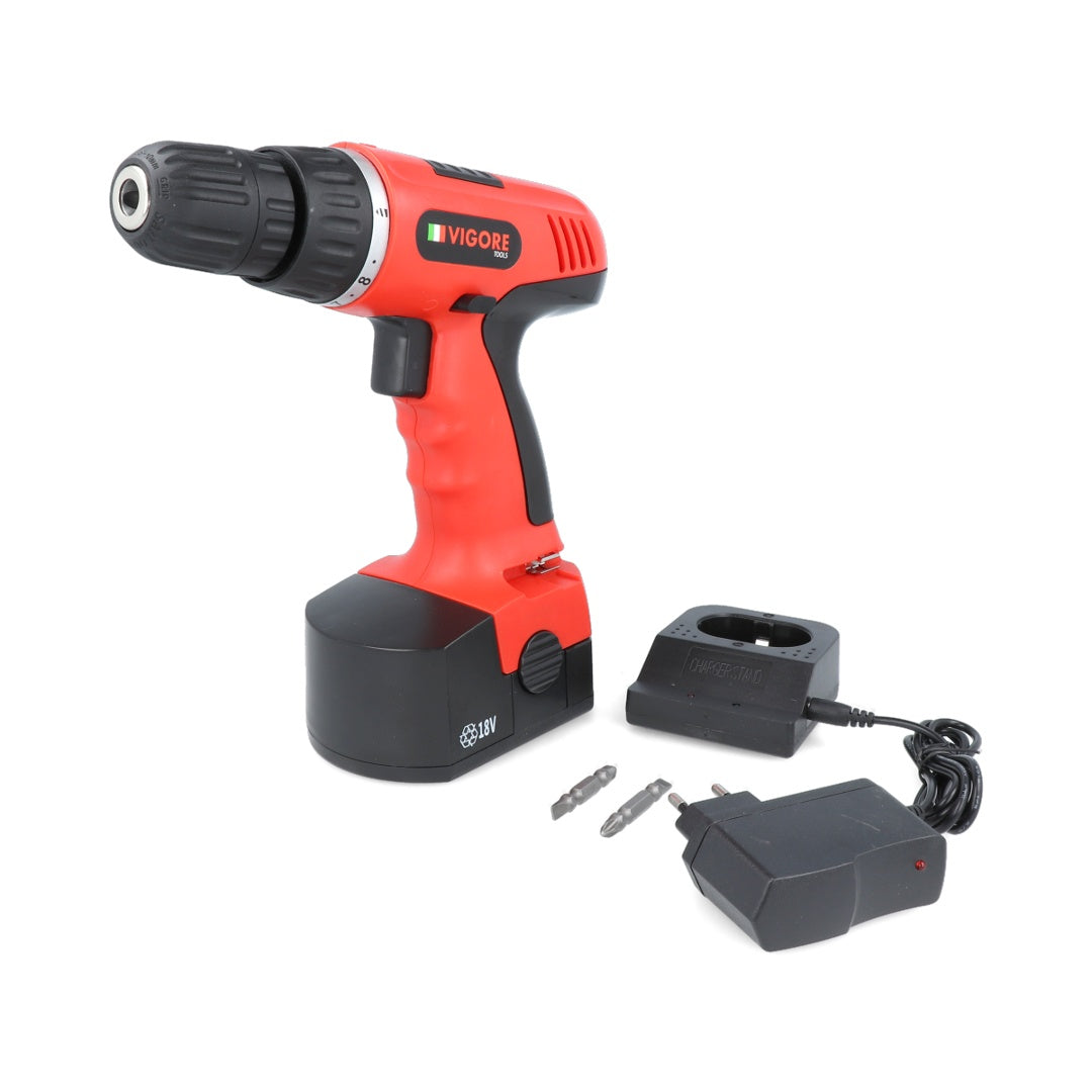 Atornillador Eléctrico 18V con Batería Recargable - VIGORE