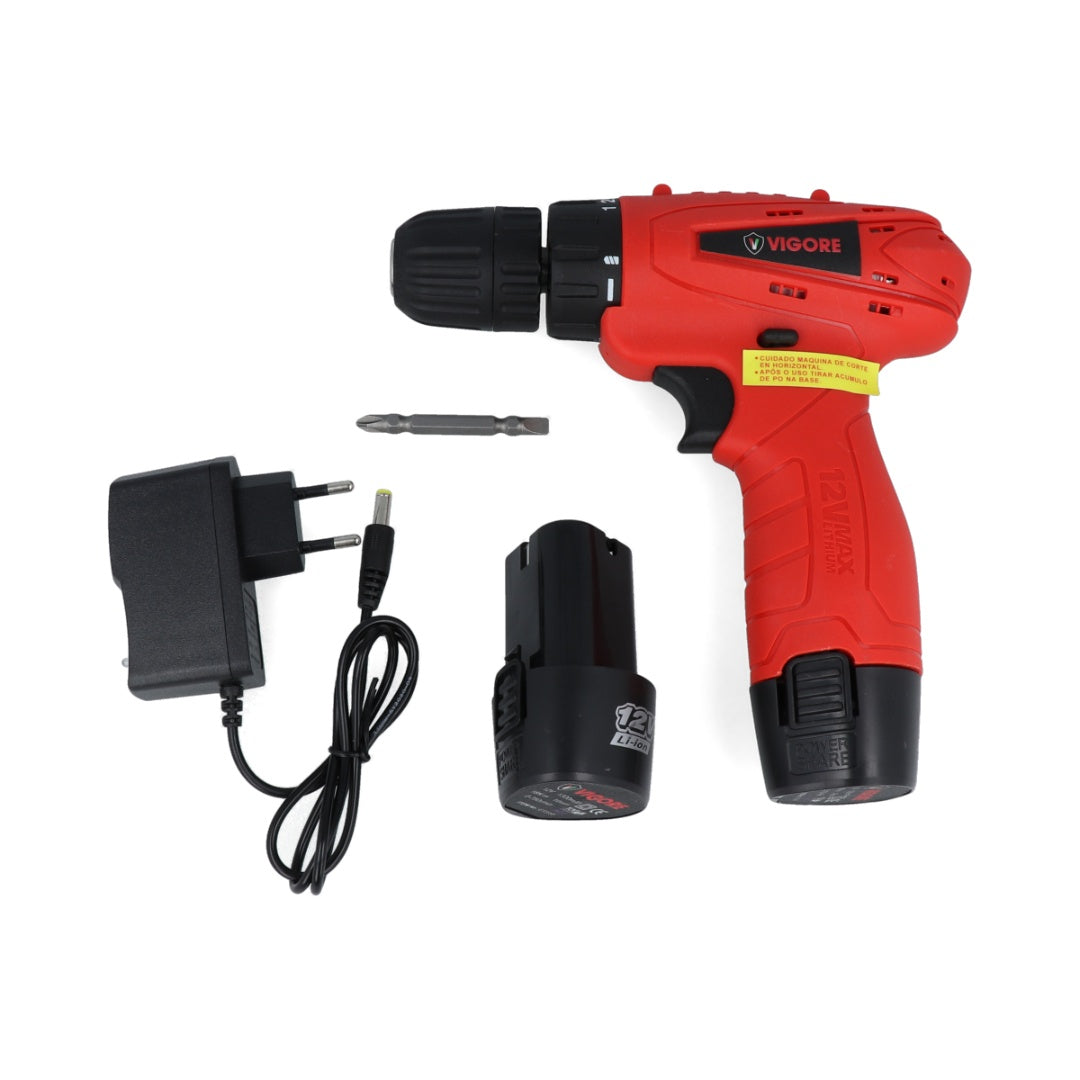 Taladro atornillador Inalámbrico 12V - VIGORE