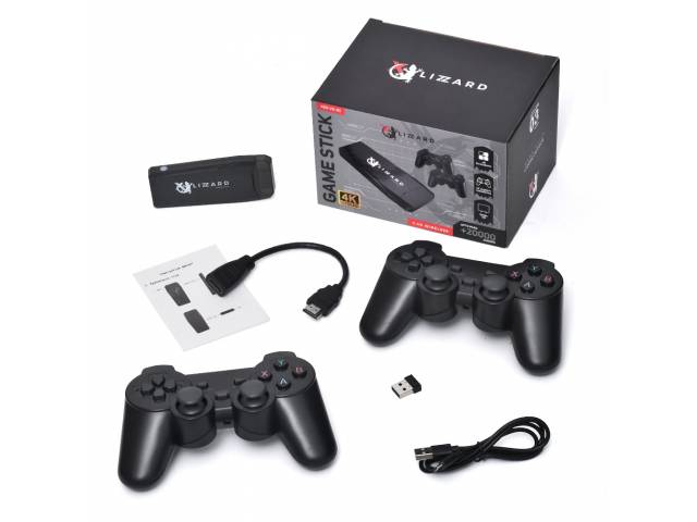 Consola Game Stick para TV +20000 Juegos 4K X-Lizzard