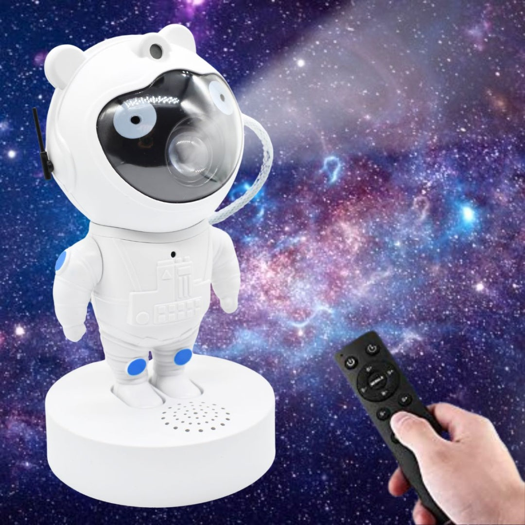 Proyector Y Parlante Bluetooth Astronauta Galaxias