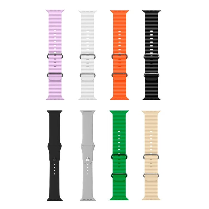 Set 8 en 1 ULTRA17 | Smartwatch + Funda + Cargador + 8 Mallas
