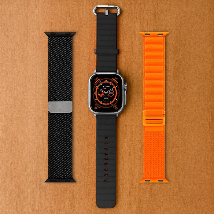 Reloj SmartWatch Ultra 2 Max con 3 Mallas Intercambiables