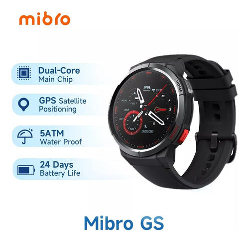 Smartwatch Mibro Gs 1.43 con GPS By Xiaomi - Sumergible