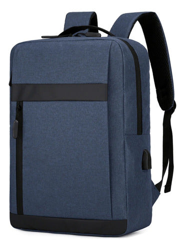 Mochila P/ Laptop Impermeable C/ Puerto Usb - Ffstoreuy