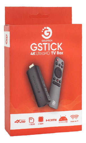 Tv Box Goldtech Gstick 16gb - 2gb Android 10 4k - Ffstoreuy