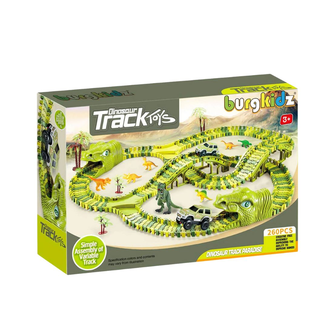 Pista Autos Dinosaurios Grande Flexible Magic Track