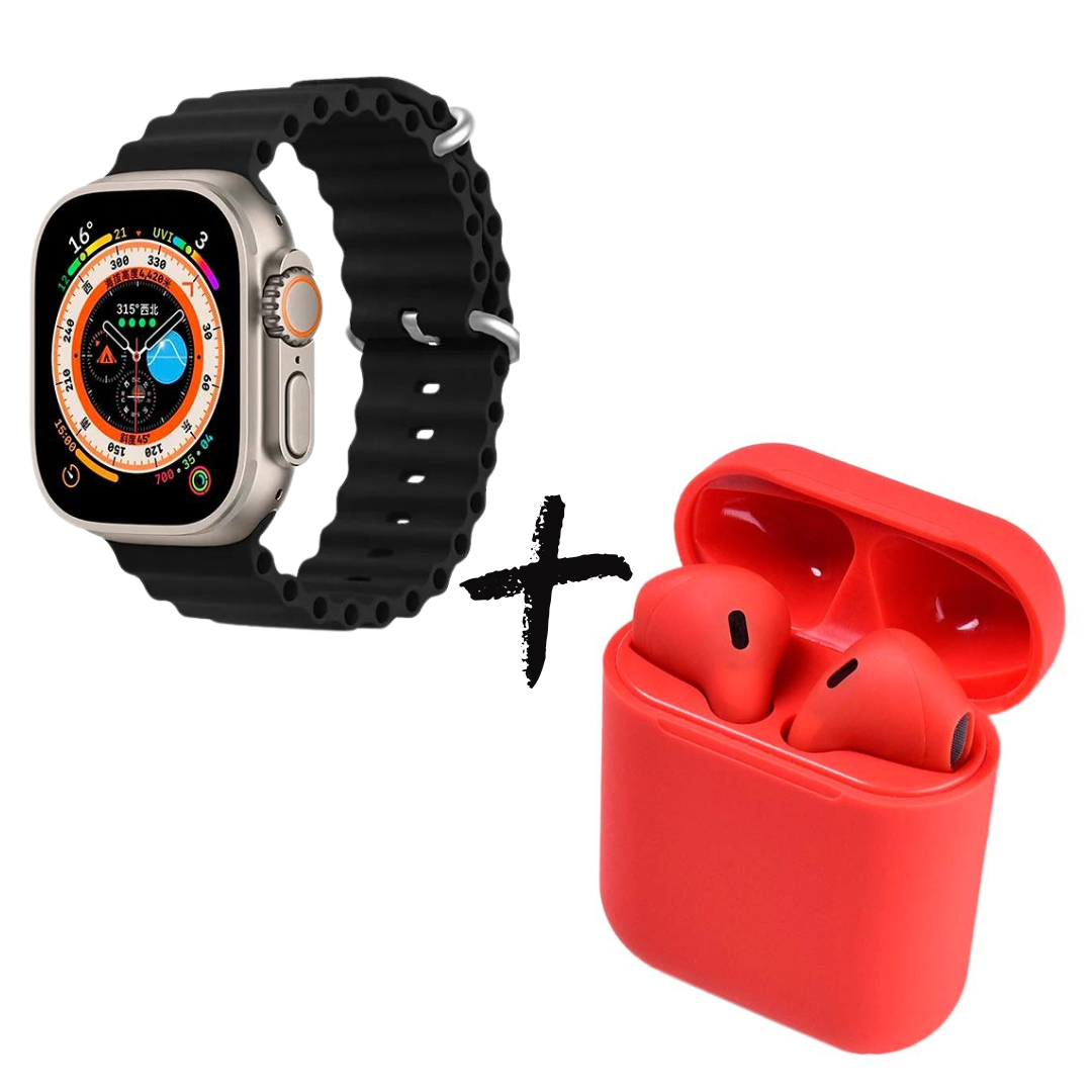 Reloj Smart Watch S9 Ultra con 3 Correas + Auricular de REGALO