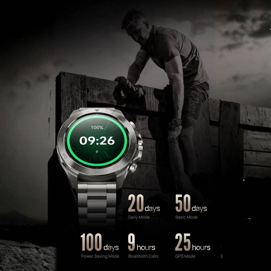 Smartwatch Mibro GS Explorer S Titanium 1.32" 460mAh Gris