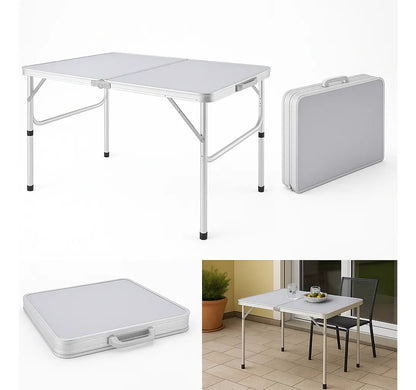 Mesa plegable rectangular 60cm x 1.20m X 74 cm