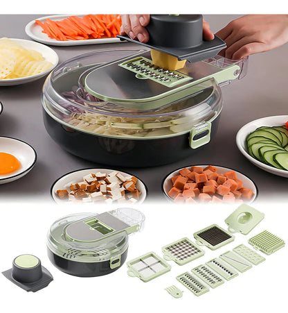 Cortador picador de vegetales 9 en 1