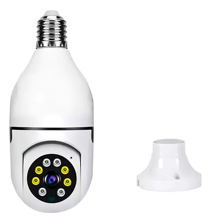 Lámpara Cámara De Seguridad Wifi Full Hd 360° 1080P