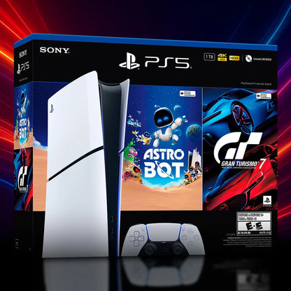 Consola Sony Play Station PS5 Slim + 2 JUEGOS