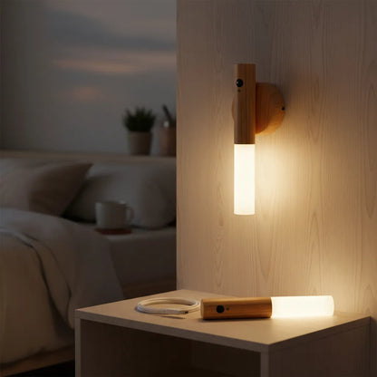 Lampara de pared recargable con sensor 18cm.