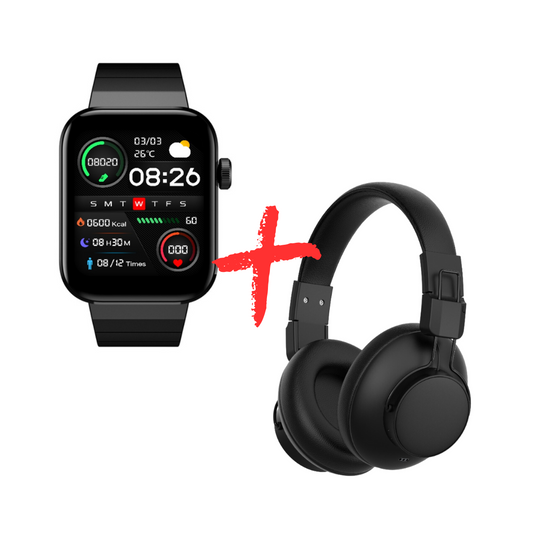 Smartwatch Mibro T1 1.6" 350mAh Negro by Xiaomi + Auricular Bluetooth Negro