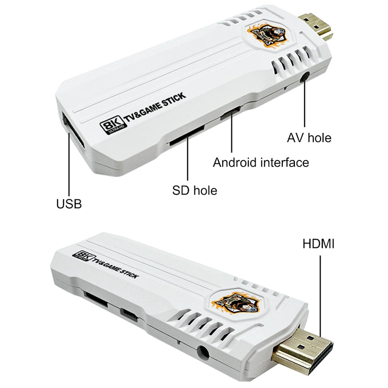 Consola Tv Stick K8 Pro Con Tv Box Y +40000 Juegos (estilo play 5)