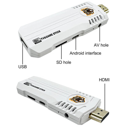 Consola Tv Stick K8 Pro Con Tv Box Y +40000 Juegos (estilo play 5)