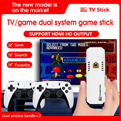 Consola Tv Stick K8 Pro Con Tv Box Y +40000 Juegos (estilo play 5)