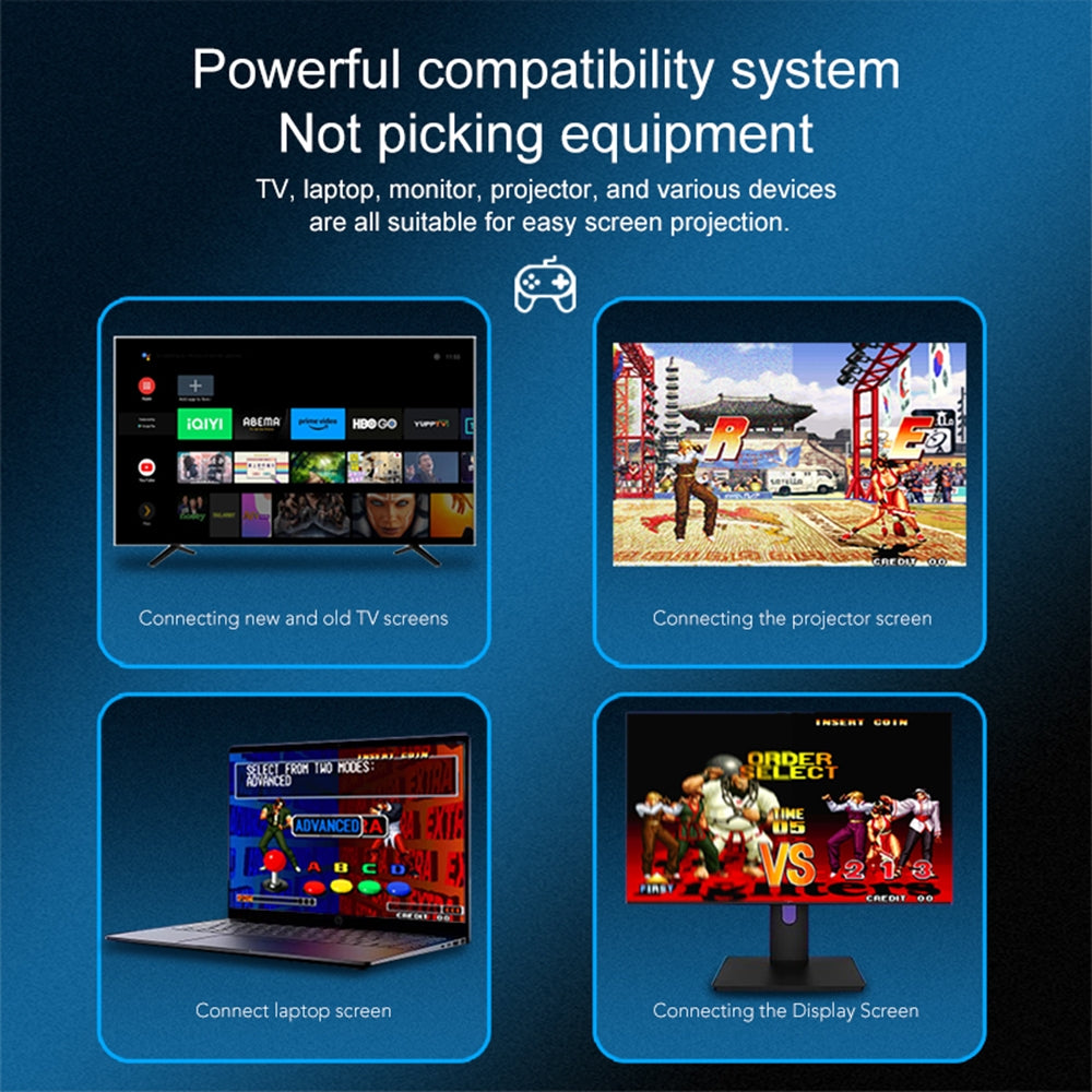 Consola Tv Stick K8 Pro Con Tv Box Y +40000 Juegos (estilo play 5)