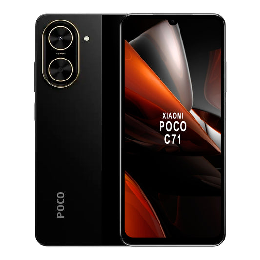 Celular Xiaomi Poco C71 4G 4gb 128gb Dual Cam 32mp - NEGRO