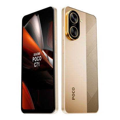 Celular Xiaomi Poco C71 4G 4gb 128gb Dual Cam 32mp - DORADO