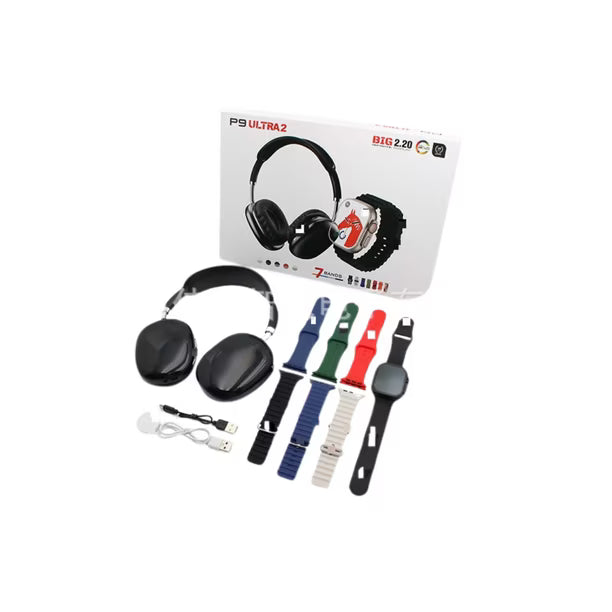 Set Smartwatch + Auricular + 7 mallas