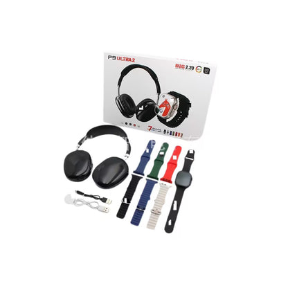 Set Smartwatch + Auricular + 7 mallas