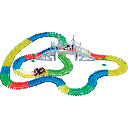 Pista De Autos Magic Tracks Flexible 360 pcs + 2 Autos