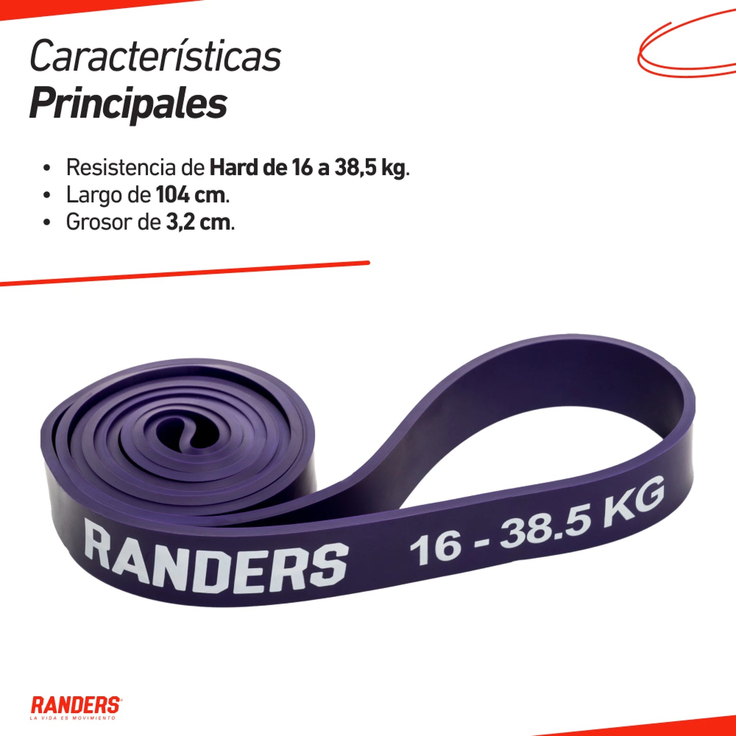 Powerband Elástica 32mm