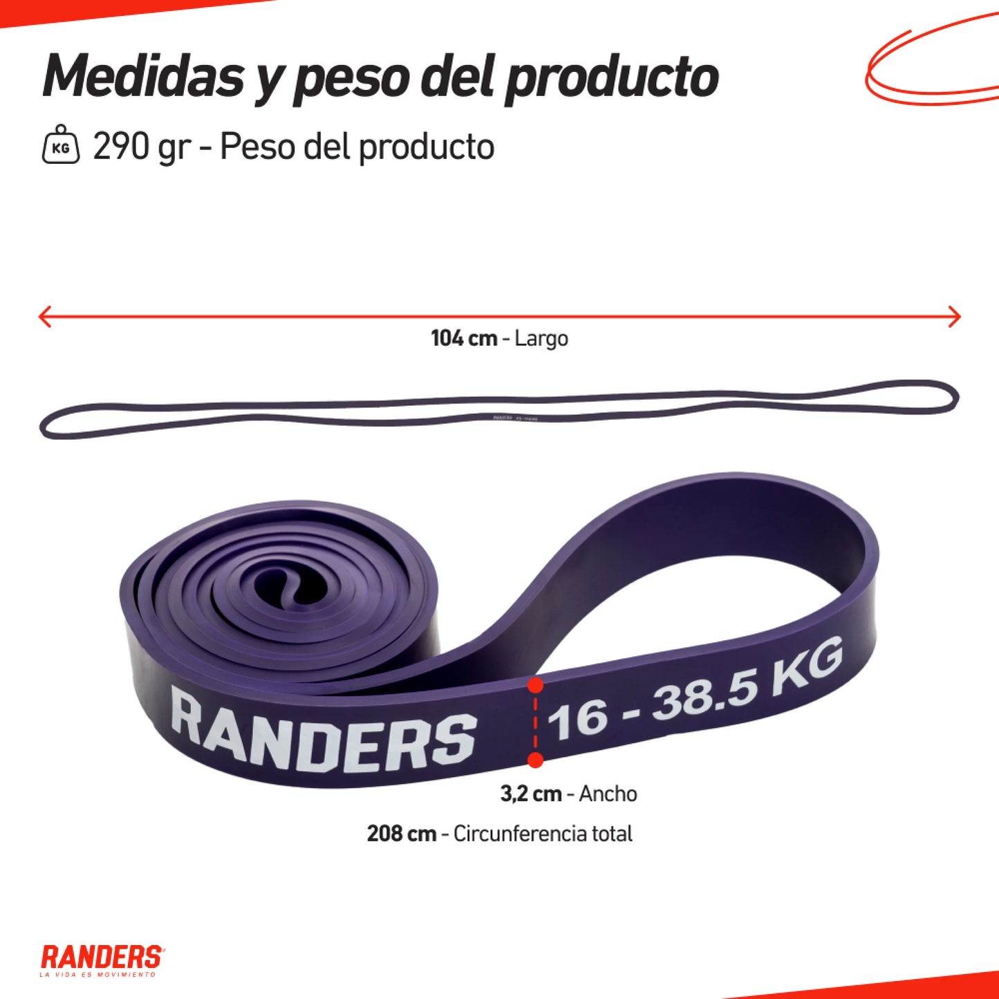Powerband Elástica 32mm