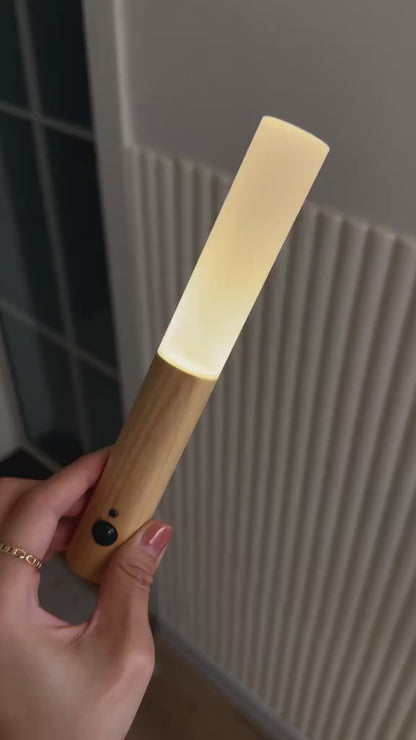 Lampara de pared recargable con sensor 18cm.