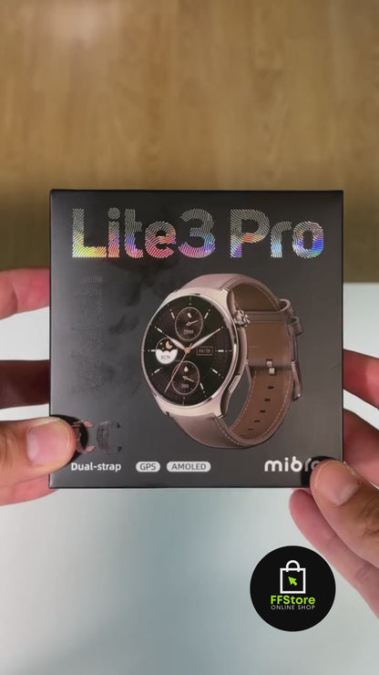 Smartwatch Mibro Lite 3 Pro 1.3" 350mAh c/2 Mallas Dorado by Xiaomi