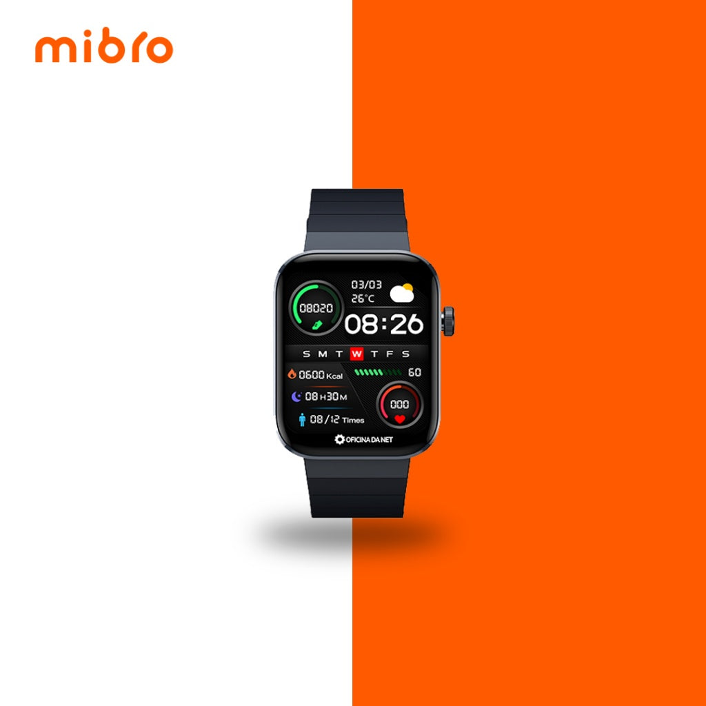 Smartwatch Mibro T1 1.6" 350mAh Negro by Xiaomi + Auricular Bluetooth Negro