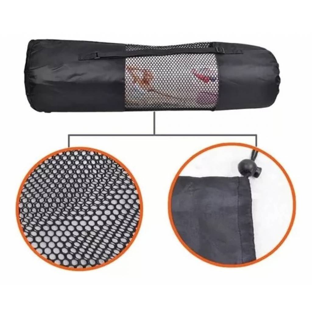 Alfombra de yoga pilates 10mm con funda protectora Randers