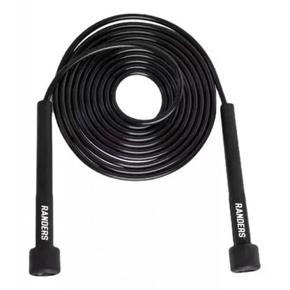 Cuerda de saltar de plástico 2.9M Negro Randers