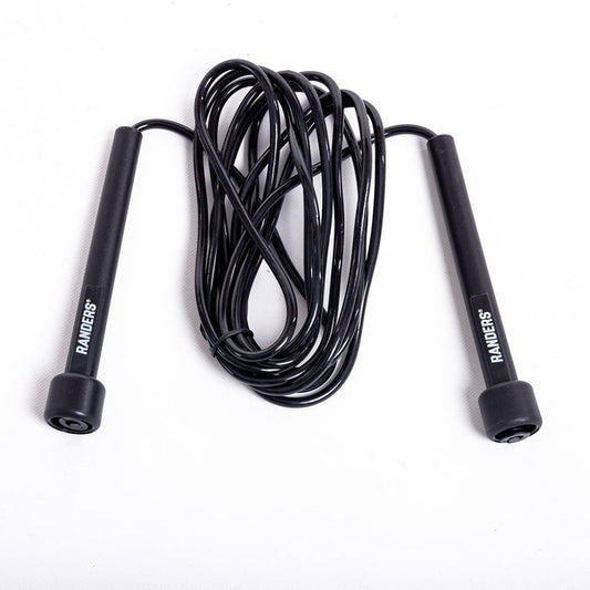 Cuerda de saltar de plástico 2.9M Negro Randers